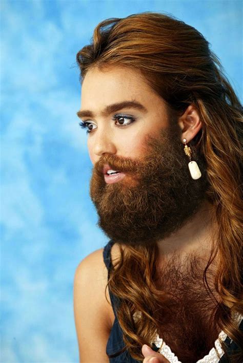 beard styles for women.